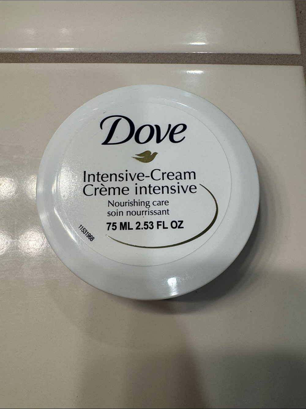 Dove Intensive-Cream Nourishing Body Moisturizer - White